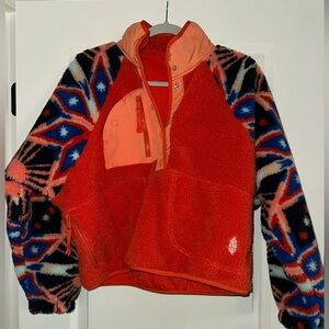 New Free People Movement half zip fleece Jacket XS